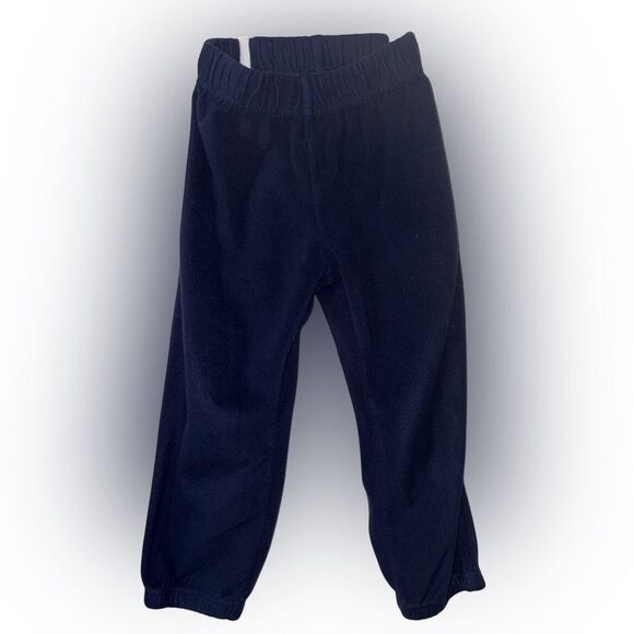 Carters 4t navy blue fleece pants with drawstring - Picture 1 of 2